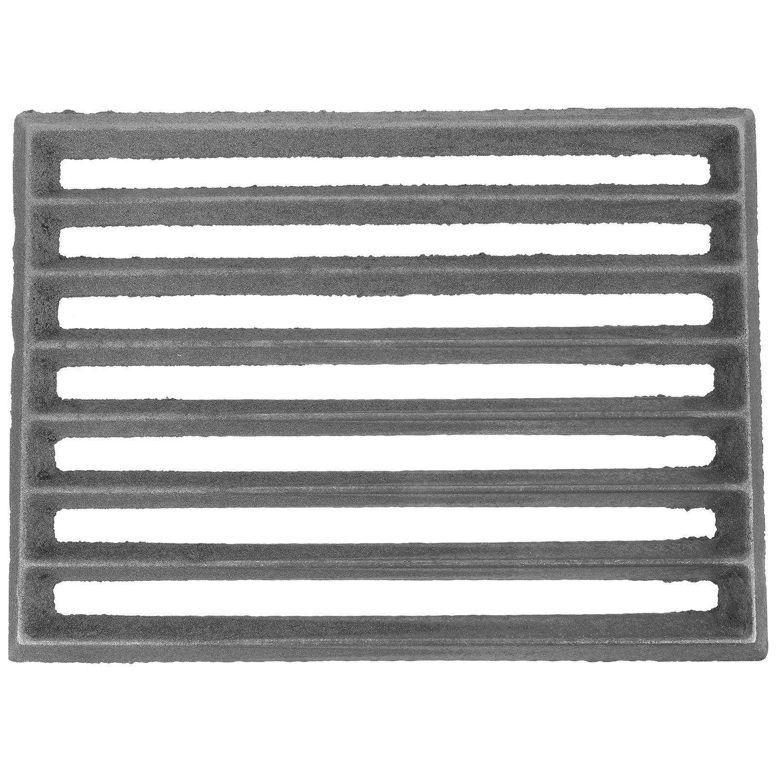 Чугунная решетка-гриль для настольной угольной черной прямоугольной решетки