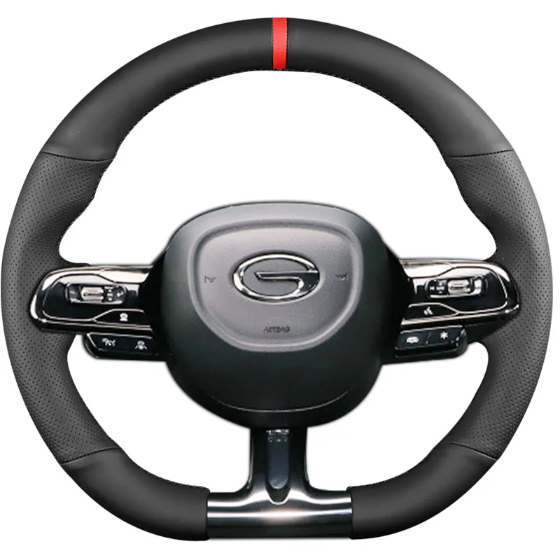 

Для trumpchi EMPOW 2021-2023 ручная строчка противоскользящая черная искусственная кожа