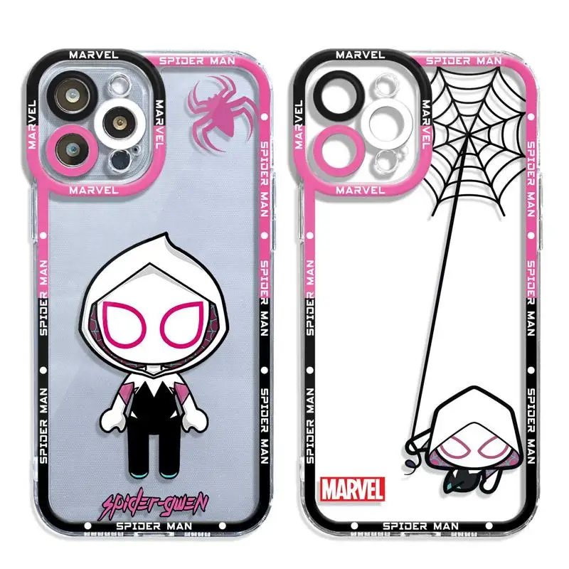 

Clear Phone Case For Apple iPhone 14 13 12 11 Pro Max 13 12 Mini XS Max XR X 7 8 6 6S Plus Cover Shell Spider Woman Arachne