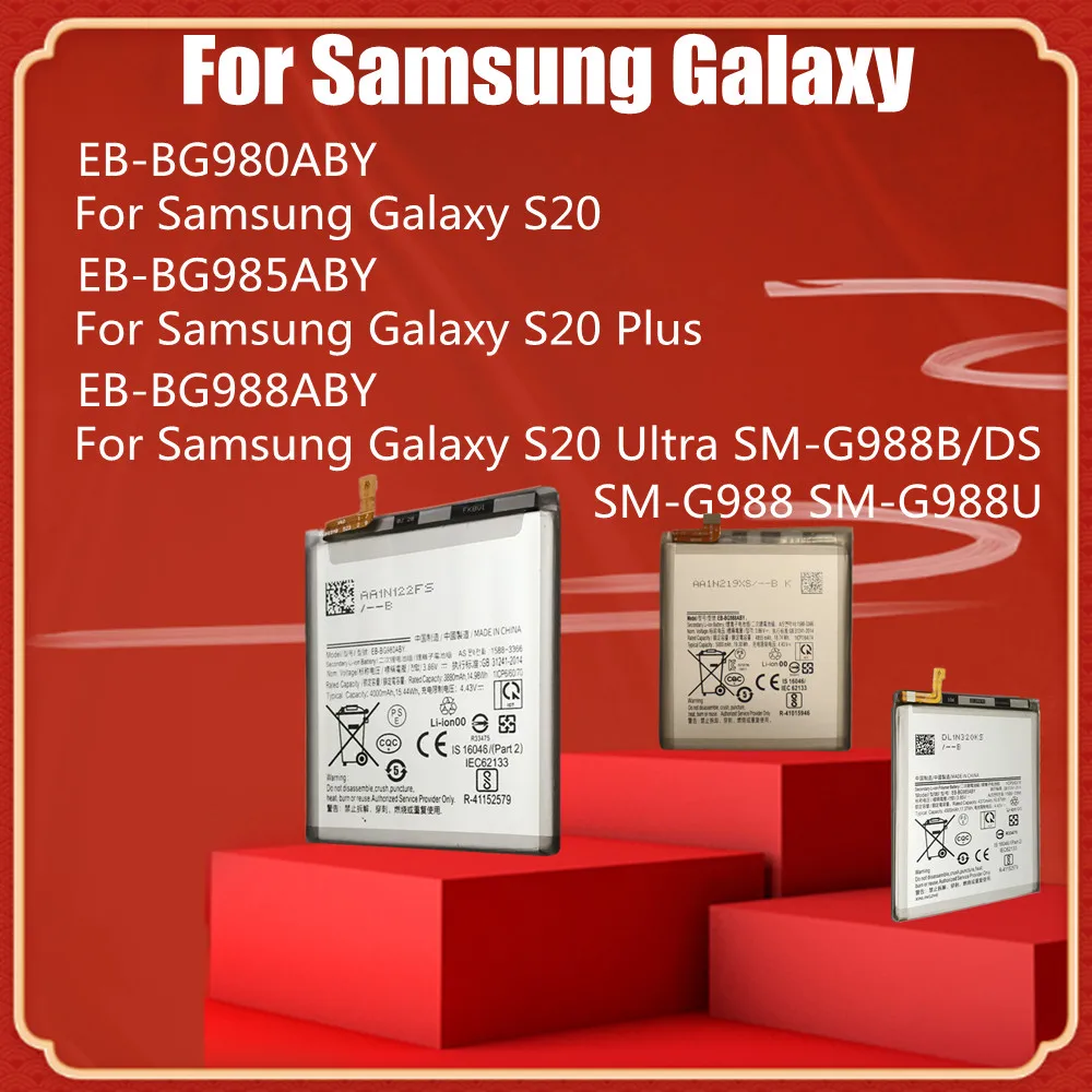 Фото Аккумуляторы EB-BG980ABY EB-BG985ABY EB-BG988ABY для Samsung Galaxy S20 Ultra S20+ /S20 Plus SM-G988B/DS SM-G988 SM-G988U №1