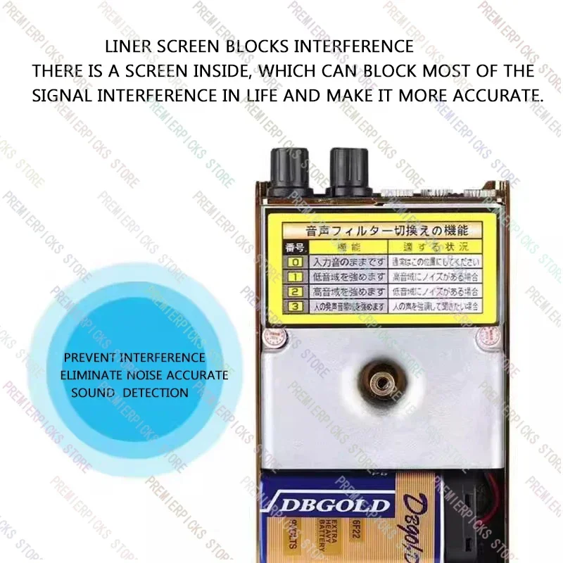 F999R Высокоточный детектор утечек нагревательная водопроводная труба