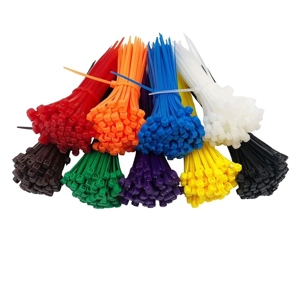 

Самоблокирующиеся нейлоновые хомуты LEDXR, 100 шт.