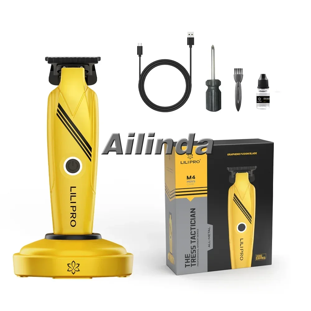 Полноценный металлический триммер для стрижки волос LILIPRO 7200 + об/мин с Т-образным