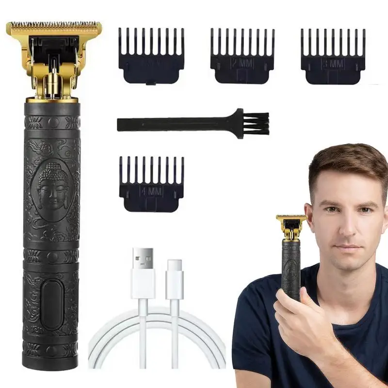 

Hair Clippers For Men Rechargeable Beard Trimmer Electric Haircutting & Trimming Tool With Limit Combs For Heads Beards & Body