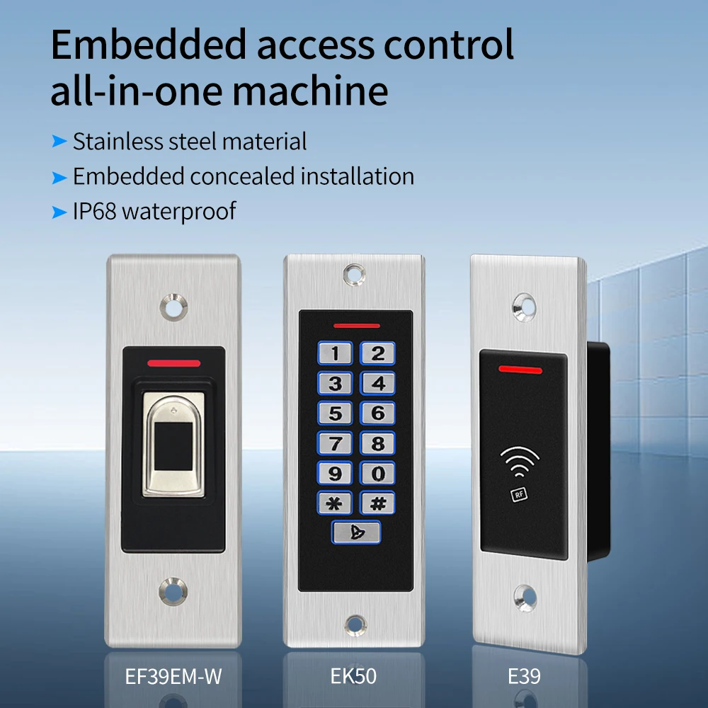 Водонепроницаемый металлический считыватель карт доступа lP66 со встроенным RFID 125
