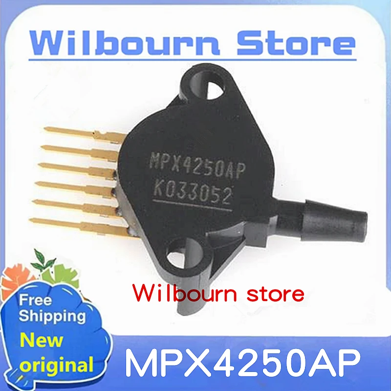 

1PCS/LOT 100% New MPX4250AP SIP-6 INTEGRATED PRESSURE SENSOR 20 to 250 kPa (2.9 to 36.3 psi)