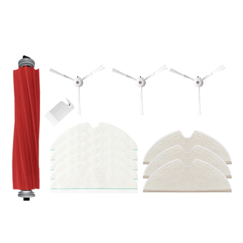 

13PCS Replacement Spare Kit For Roborock T8/ Q7 Max / Max+ Vacuum Cleaner Mop Cloth Detachable Main Side Brush