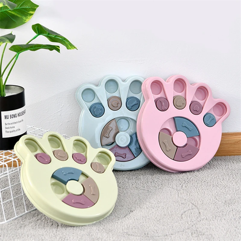 

Dog Puzzle Toys Slow Feeder Interactive Increase Puppy Iq Food Dispenser Slow Eating Anti-slip Bowl Pet Cat Dog Training Game