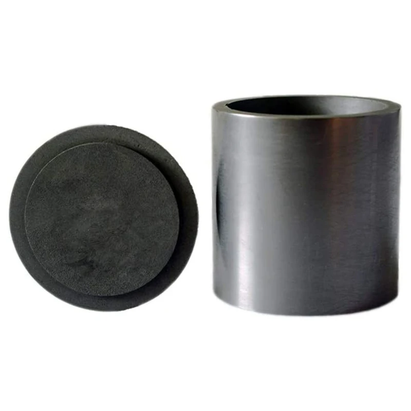 

Gold Silver Copper Smelting Graphite Crucible Cup With Lid Lab Supply (50X50MM)
