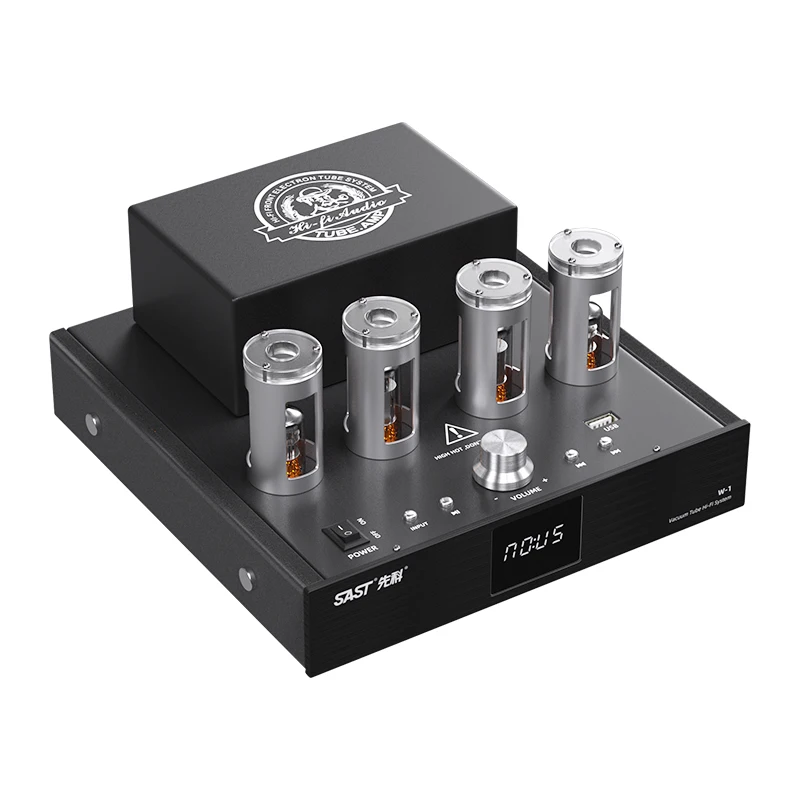 

Audiophile tube amplifier 6P1/6N2 tube power amplifier pre-stage HiFi audio amplifier power wireless Bluetooth home amplifier
