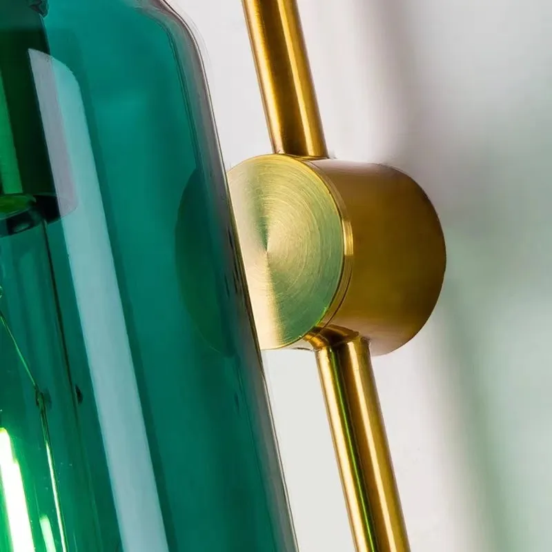 Подвесной светильник Firefly скандинавский светодиодный зеленый с длинной трубкой