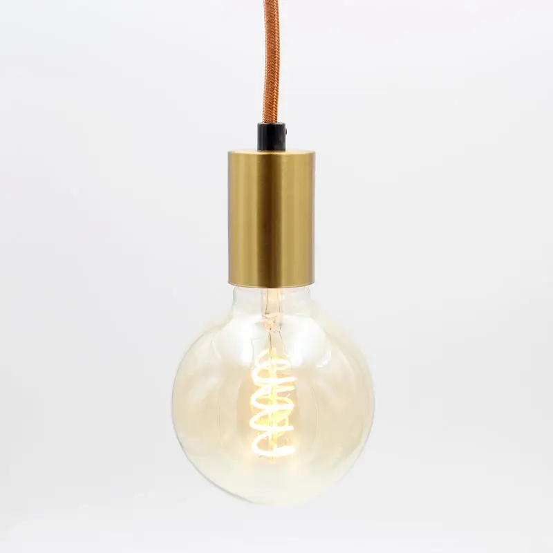 E27 Metal Lamp Holder Bulb Lamp Cup Chandelier Light Fittings Threaded Bulb Light Socket for Ceiling Pendant Lights images - 6