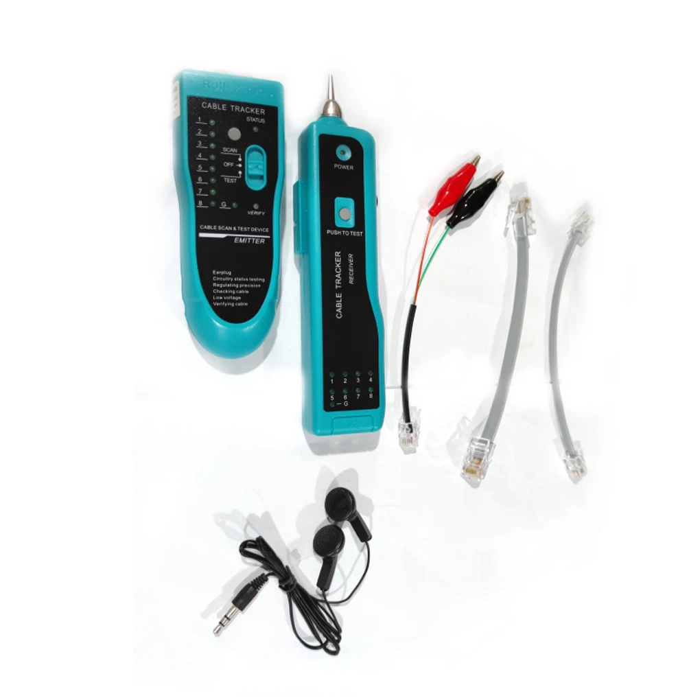 

RJ11 RJ45 Cat5 Cat6 Telephone Wire Tracker Tracer Ethernet LAN Network Cable Tester Detector Line Finder