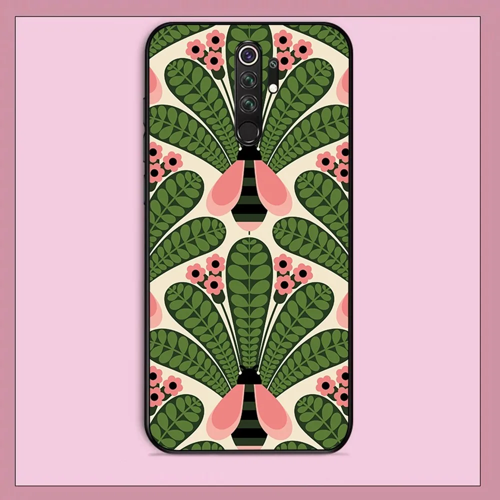 Чехол для телефона Multi Stem O-Orla K-Kiely Folio Redmi Note 4 X 5 A 6 7 8 T 9 9S 10 11 11S 11Epro Poco M3 pro