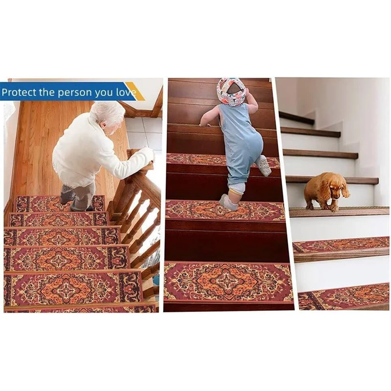 10 шт./Sst коврик для протектора лестницы защитный чехол мягкая ткань шумостойкий