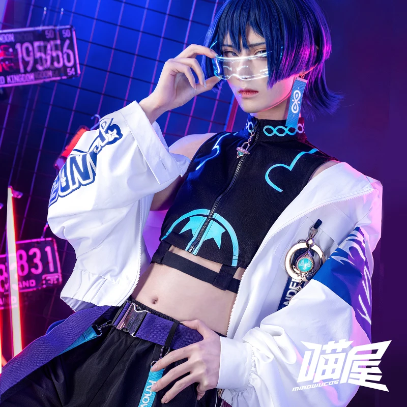 Роза Скарамуш Странник Модная повседневная униформа Горячая игра Genshin Impact