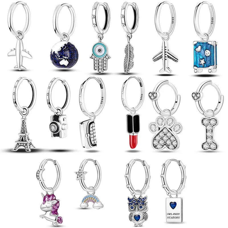 

Женские серьги-гвоздики из серебра 2022 пробы в виде животных