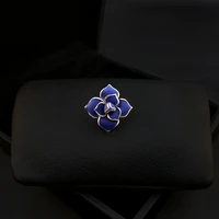 exquisite high end enamel flower small brooch men women suit collar buckle collar pin sweater corsage accessories jewelry pins