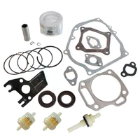 piston gaskets oil seal fuel filter joint kit for gx160 gx200 5 5hp 6 5hp 67 5mm genquip am160 am200 engine 1310 z4m 800
