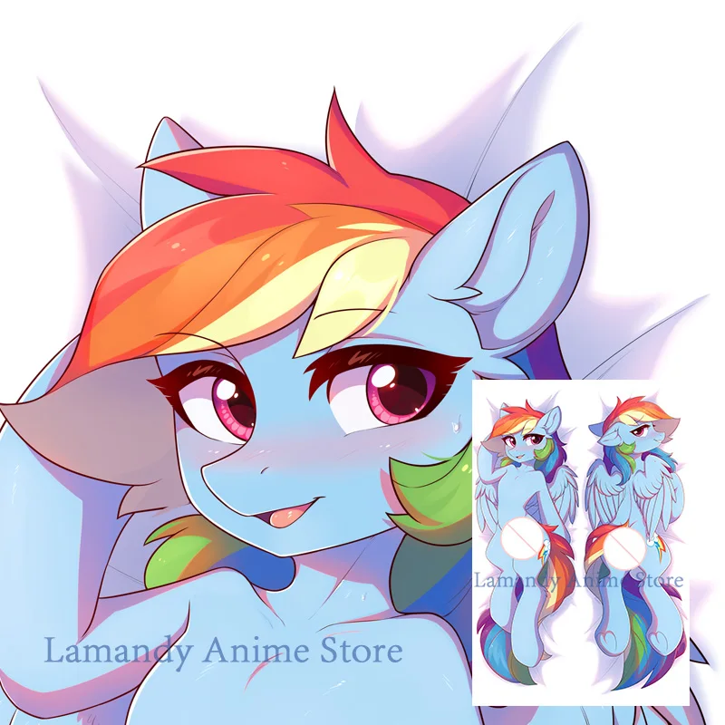 Dakimakura Rainbo Das аниме двухсторонняя наволочка с принтом для тела в натуральную