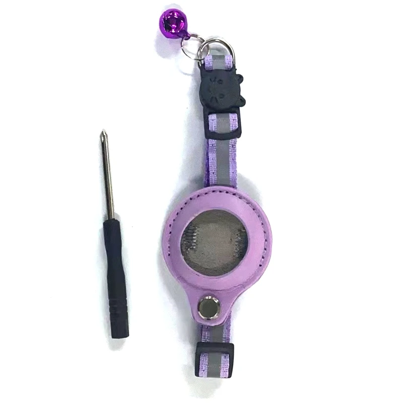 

Dog Collar Holder for airtag Pet Collars with Bell for Small Dogs and Cats