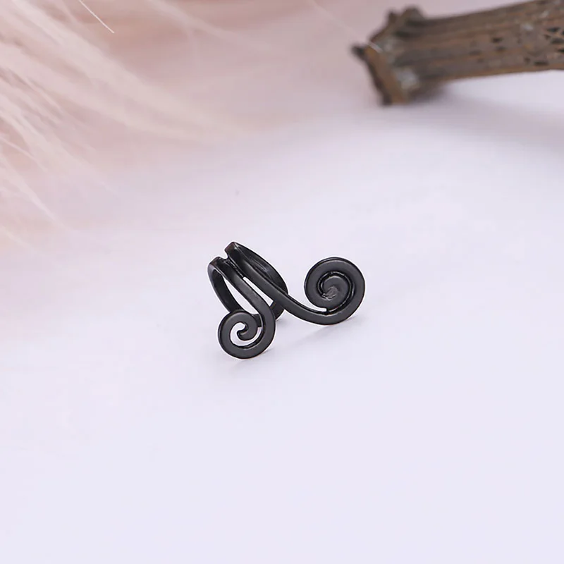 1pc Non Piercing Clip Earring for Women Without Piercing Vintage Cartilage Earrings Snails Ear Cuff Girls Unisex Jewerly Gifts