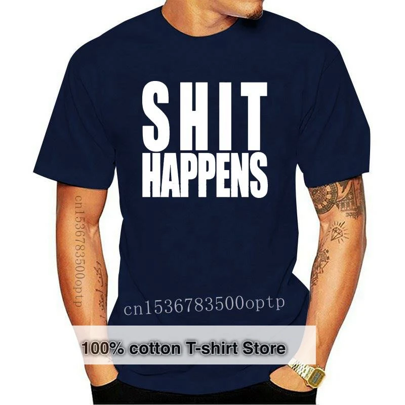 

New Sht Happens T Shirt as worn by Axl Rose circa 1988 slash duff heavy metal 80s