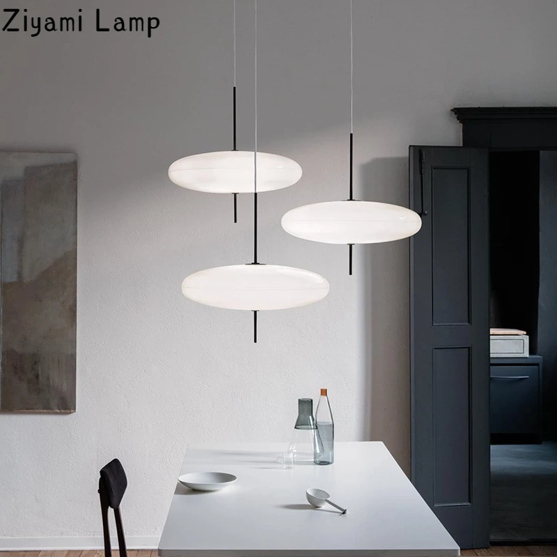 

New Fashion Simple Led Pendant Lamp Creative Personality Living Room Nordic Ufo Decoration Indoor Atmospheric Lighting Tools