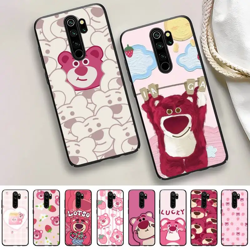 

Disney Lotso Phone Case For Redmi 9 5 S2 K30pro Silicone Fundas for Redmi 8 7 7A note 5 5A