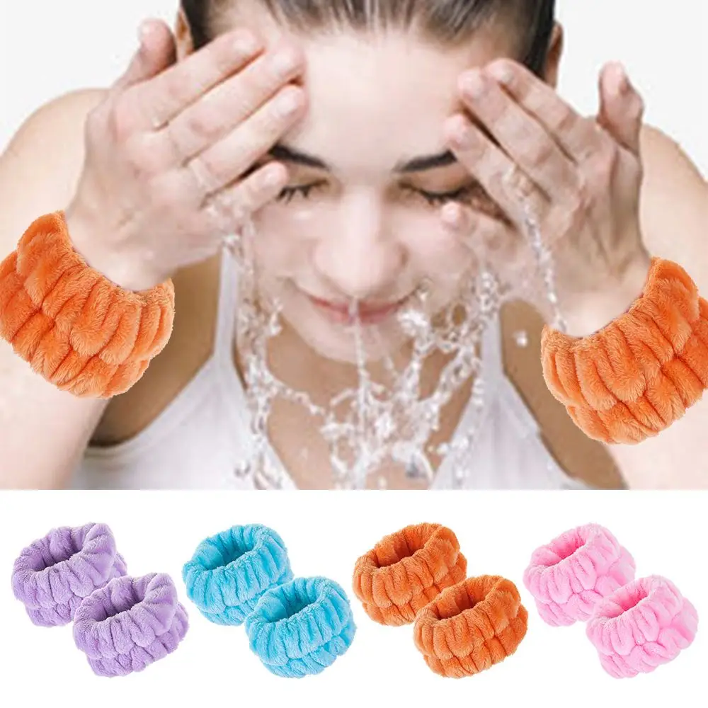 

Arms for Yoga Running Prevent Liquid from Face Wash Wristbands Spa Wrist Washband Microfiber Absorbent for Washing Face