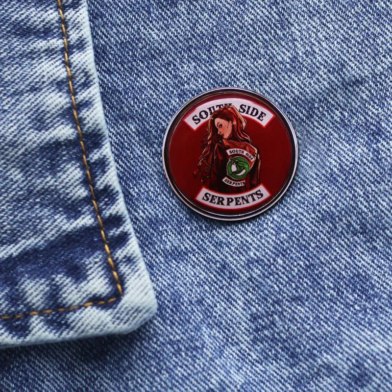 Значок с цветами шерила южные змеи брошь визуальным приключением американская