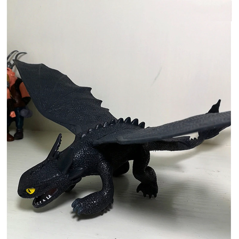 

Taming The Dragon Nightes Fury Toothlesl Gronckle Action Figure Toy Dinosaur Model Movable Joints Collection Ornament Kids Gift