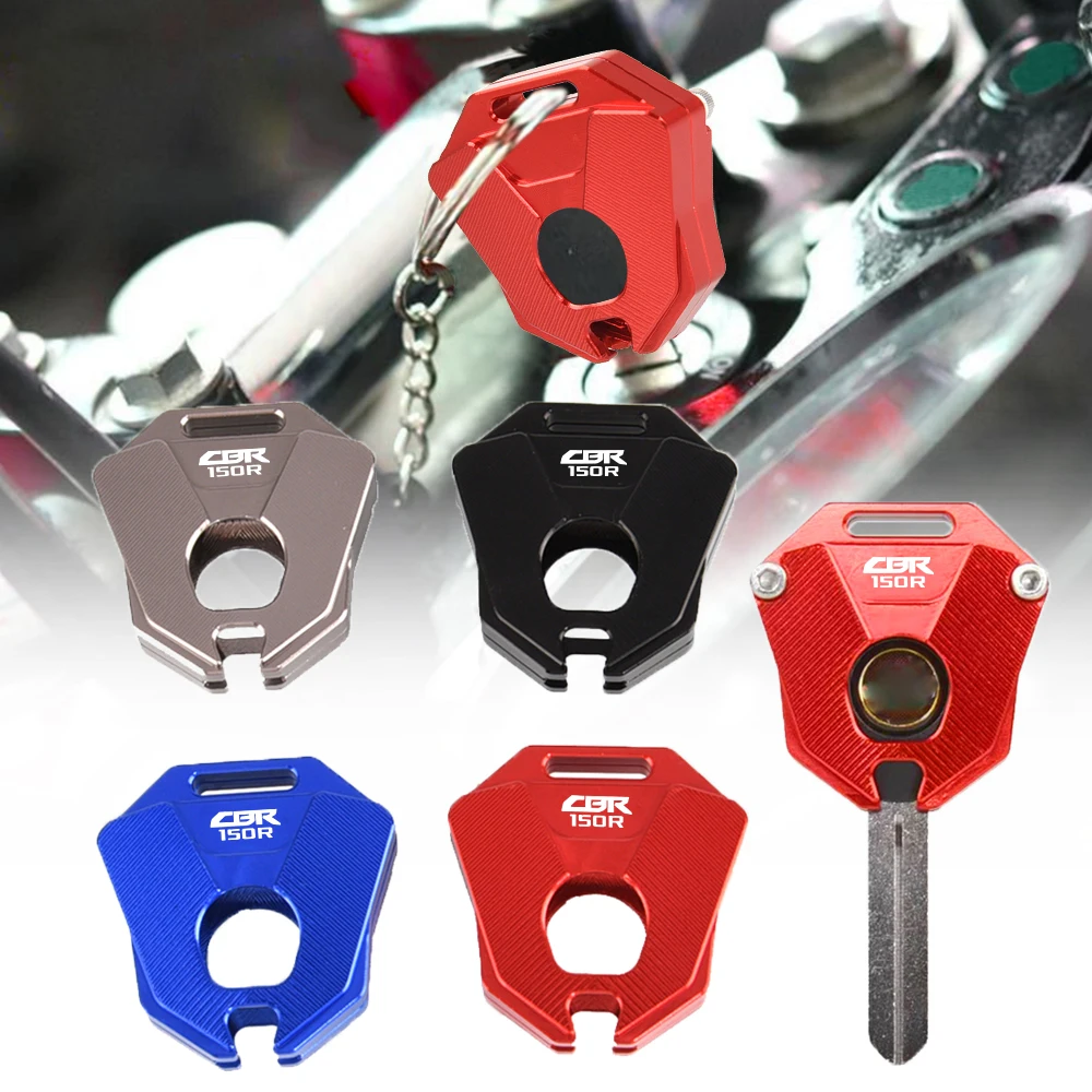 

Universal decoration key chain Motorcycle CNC Key Case Cover Shell 2022 2021 2020 Key Protect Cover For Honda CBR150R CBR 150R