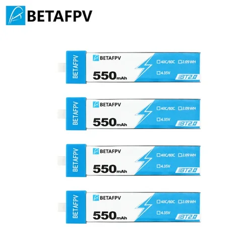 BETAFPV RC батарея BT2.0 550 мАч 1S FPV комплект гоночного дрона оригинальный Lipo разъем