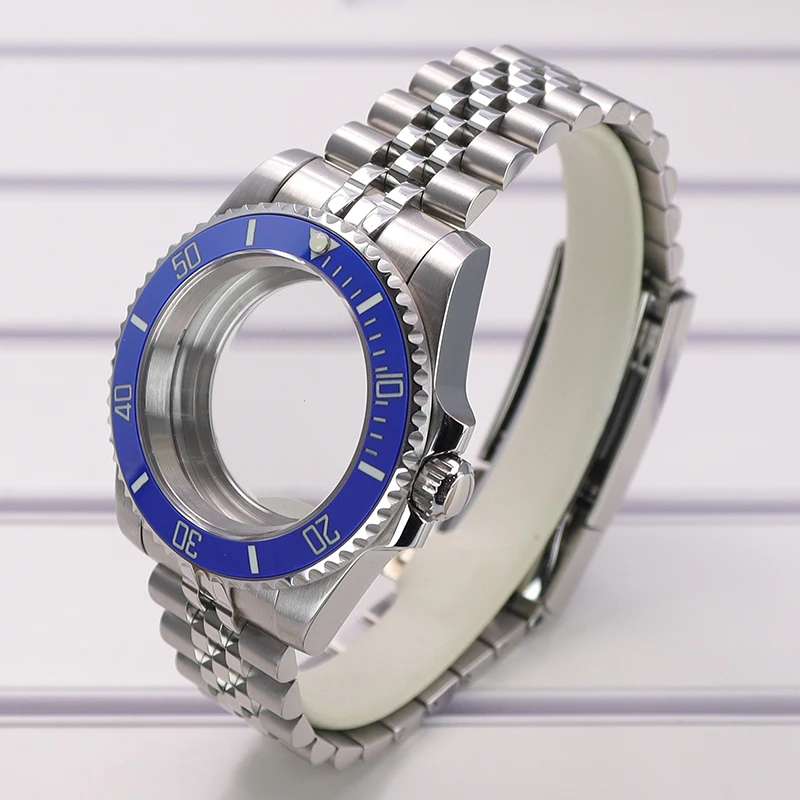 FENYA 40 мм мужской корпус часов синий керамический безель для Submariner Seiko NH35 NH34 NH36 NH38