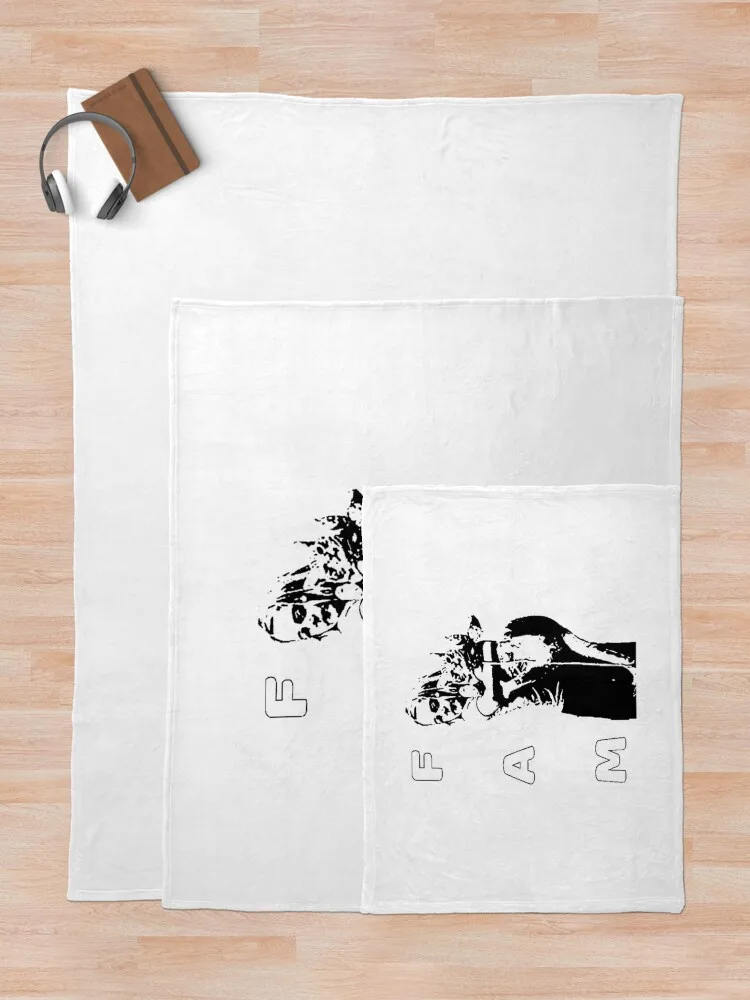 Подарочное черно-белое летнее одеяло с изображением Фреда и Мэри Сем меховые