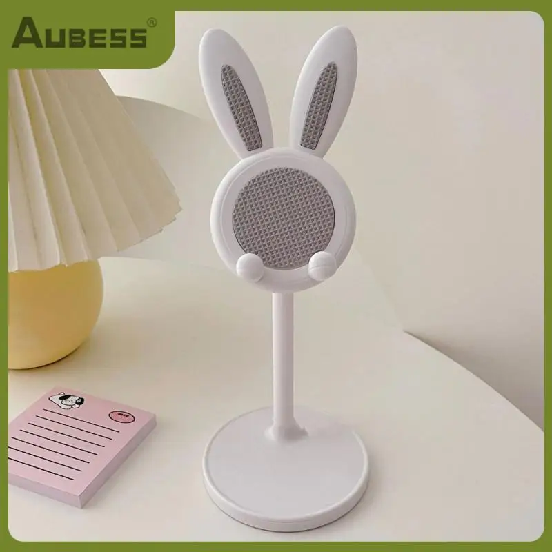 

Mobile Phone Holder Adjustable 2023 Tablet Support Cartoon Bunny Universal Lifting Lazy Holder For Iphone 11 12 Ipad Bracket