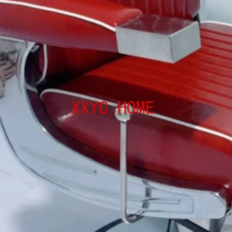 Luxury Equipment Barber Chairs Headrest Adjustable Barbershop Recliner Chair Swivel Silla Barberia Beauty FurnitureQF50BC