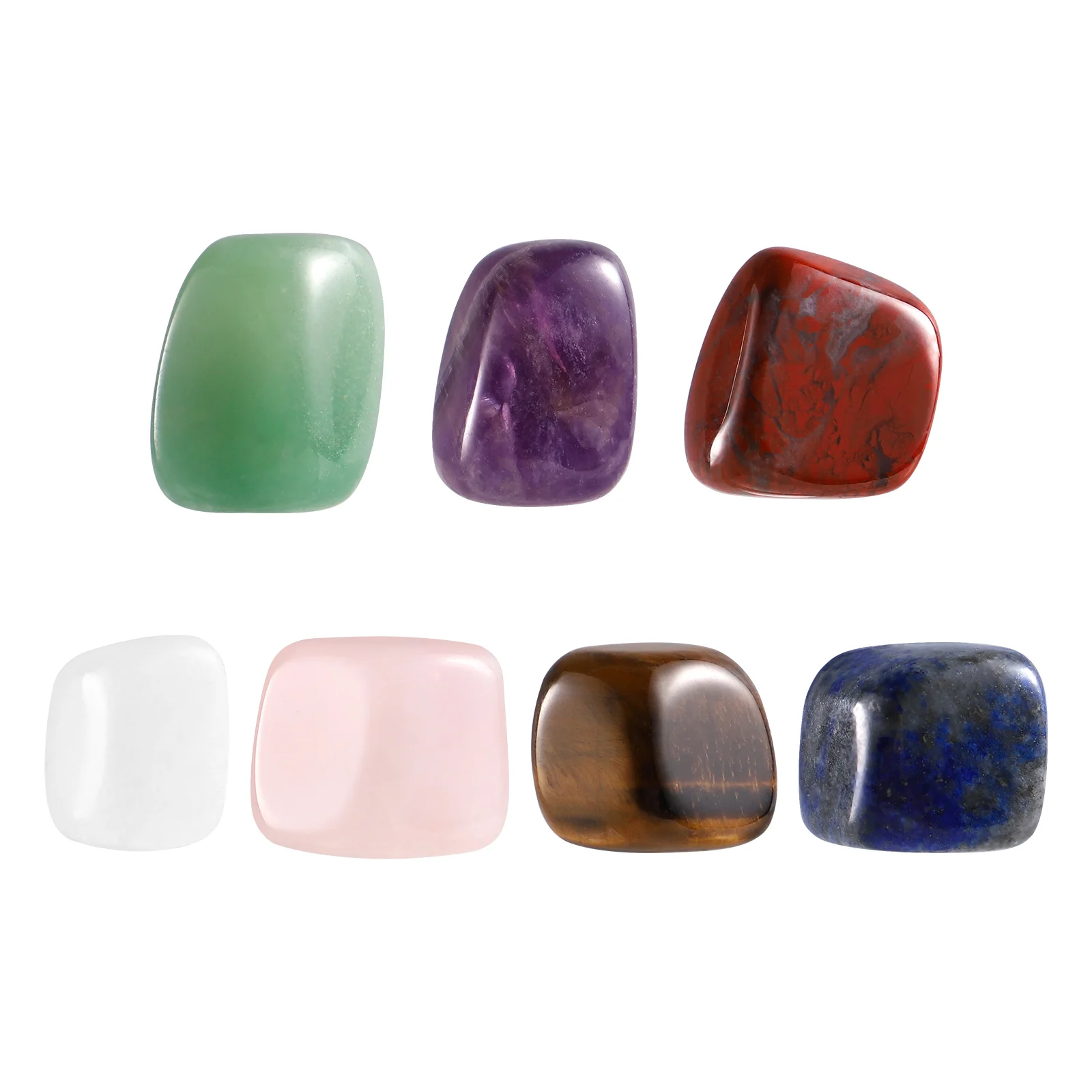 

7pcs Chakra Crystals Energy Stones Crystals Gemstones Reiki Stones Jade Crystals
