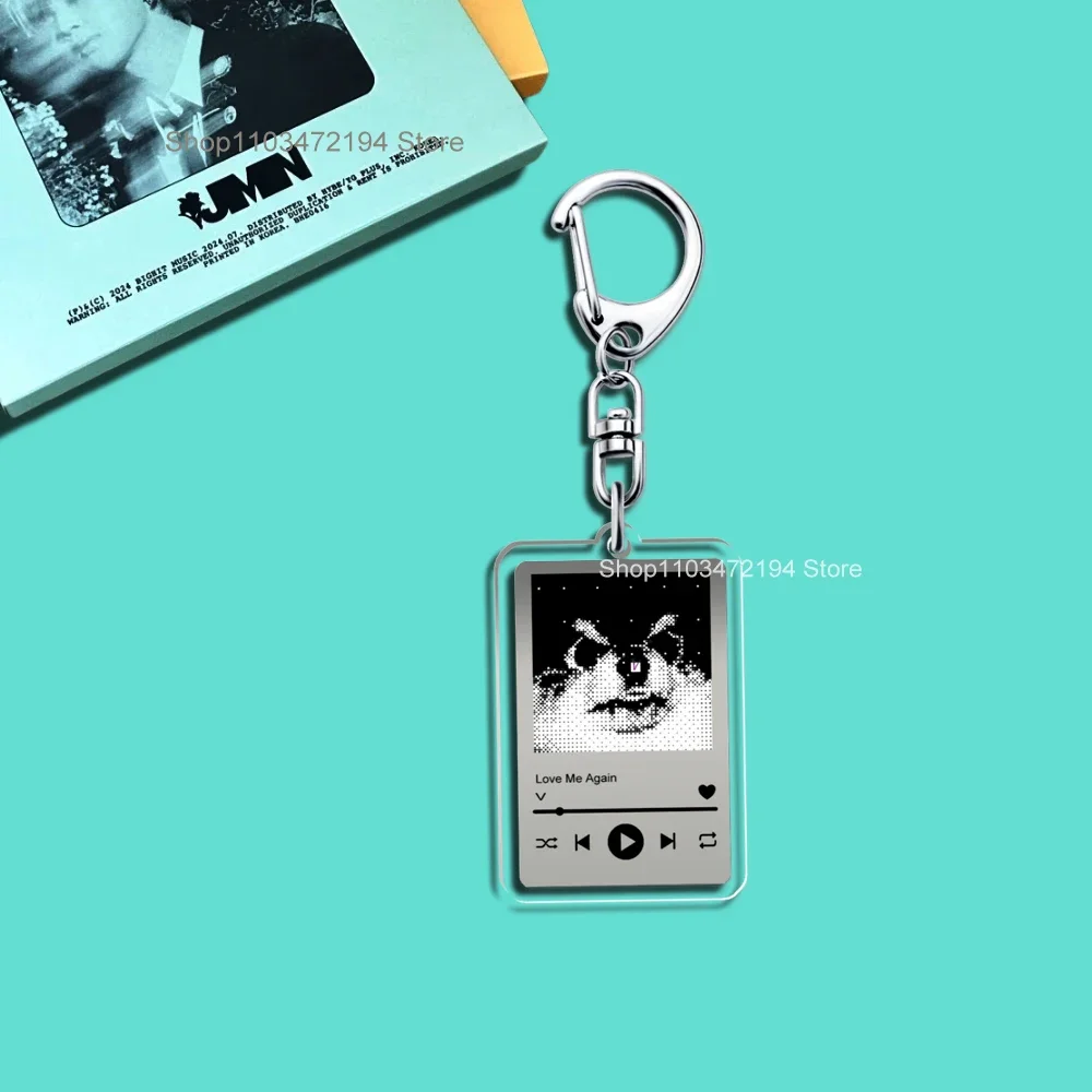 НОВЫЙ акриловый брелок для музыкального плеера Kpop ЗОЛОТАЯ МУЗЕЯ Альбом LAYOVER Agust Dds