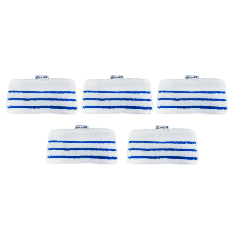 

5PCS Mop Pads For Black Decker Steam Mop FSM1610 FSM1630 Washable And Reusable Replacement Mopping Cloth