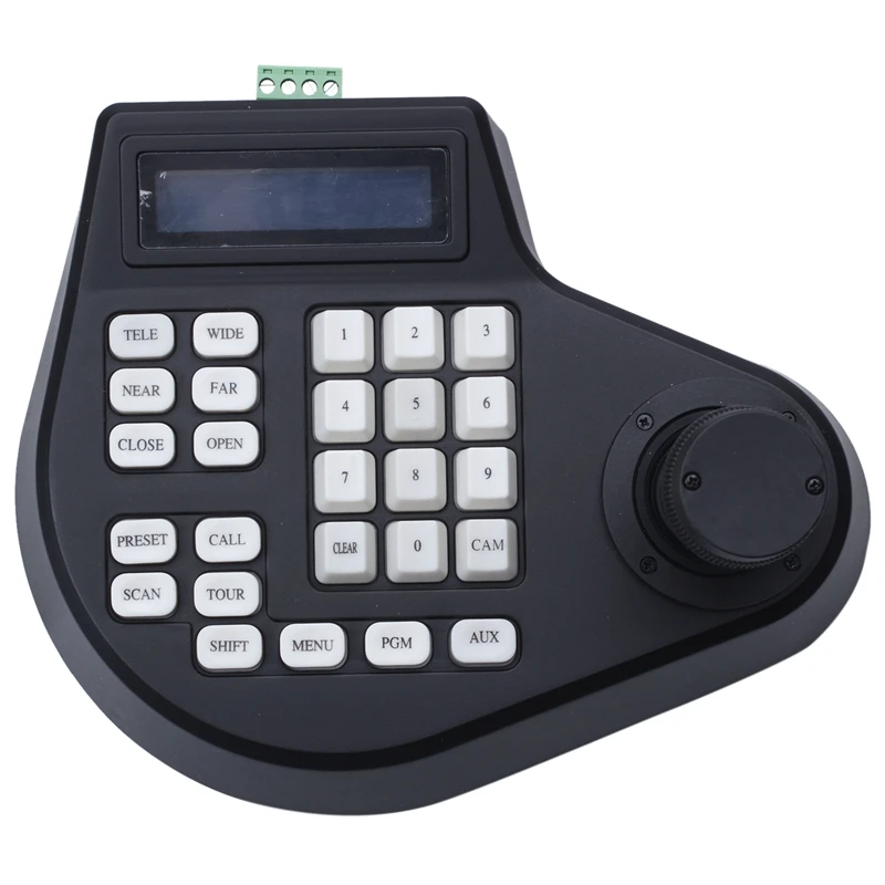 

Коаксиальный мини контроллер клавиатуры CCTV с ЖК-дисплеем, 1,5 км, джойстик RS485 PTZ, скоростной купольный кронштейн для Pelco SAMSUNG AD PANASONIC Prot