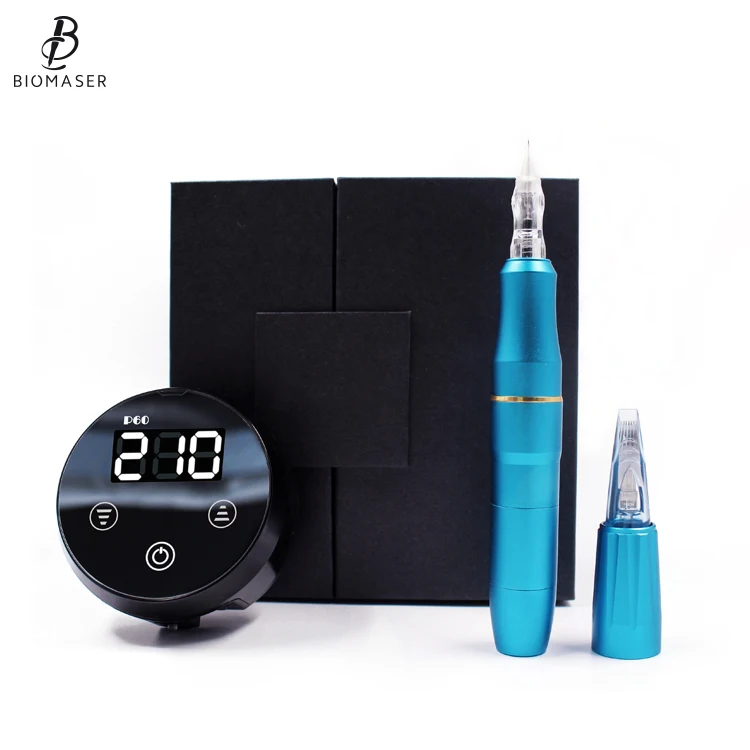 

Professional Biomaser PMU device manufacturer portable rechargeable permanent makeup eyebrow tattoo machine kit