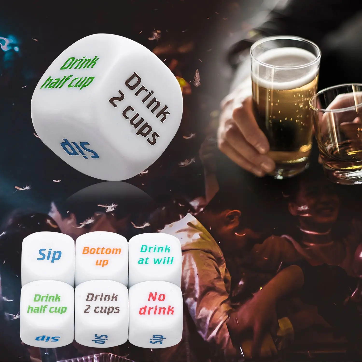 

1 шт., 25 мм, забавные друзья, обеденные кубики, игра в Звездные игральные кости, аксессуары для игр, новинка