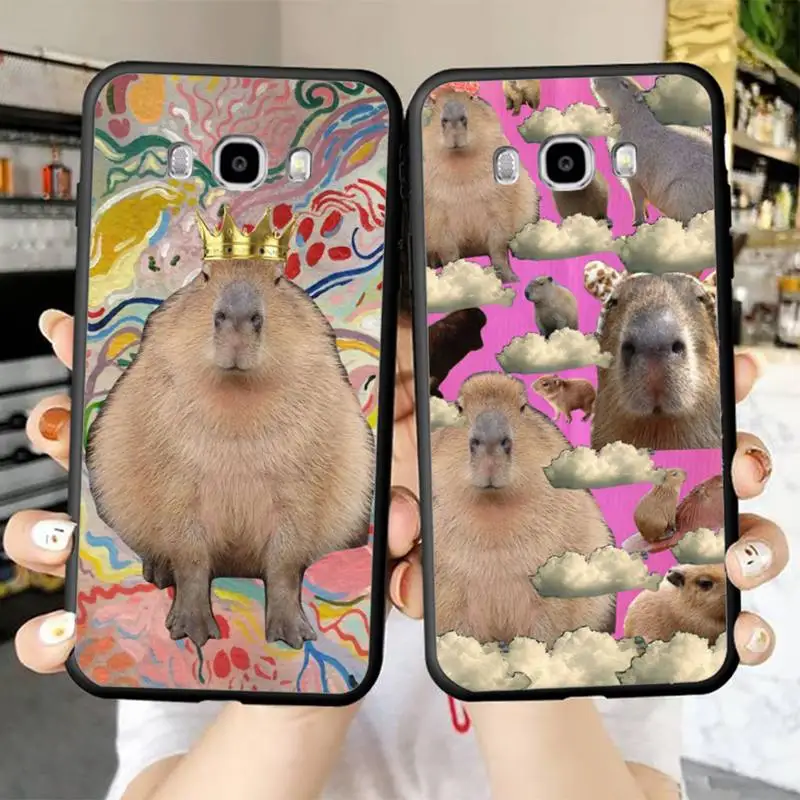 

Capybara Cute Animal Phone Case For Samsung Galaxy J4 plus J6 J5 J72016 J7prime cover for J7Core J6plus