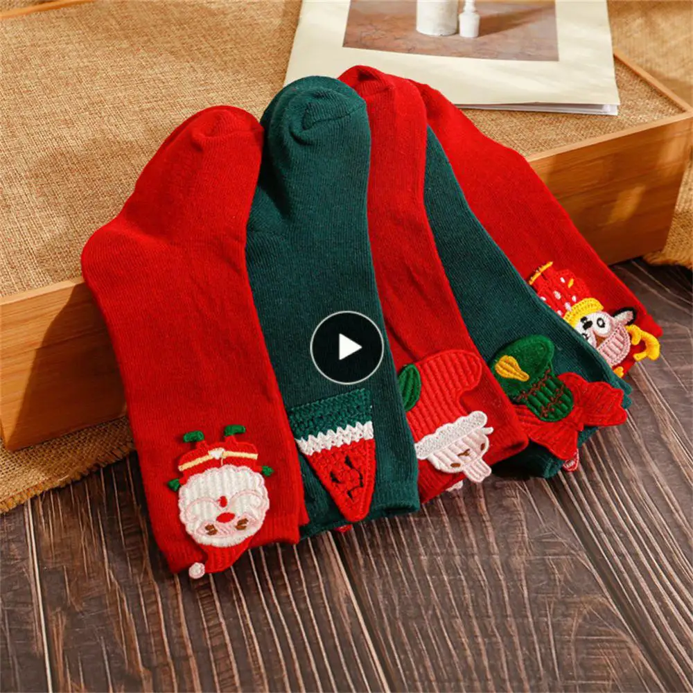 

Breathable Christmas Stocking Not Easily Detached Cotton Socks Hot Selling Item Sweat Absorbing Baby Socks Comfortable Socks