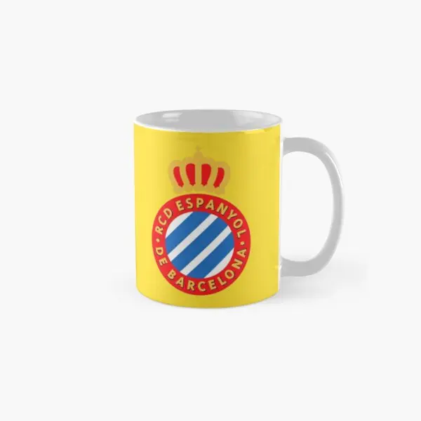 

Классическая кружка Rcd Espanyol, круглая чашка, посуда для кофе, посуда для напитков, изображение чая, фото, печатные подарки, простой дизайн карт...