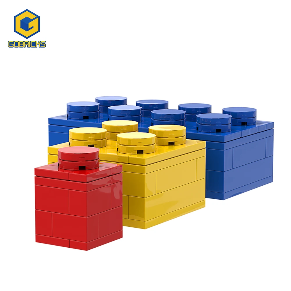 

Большие кубики gobrick, креативные строительные блоки, Обучающие сборные кирпичи, коллекция моделей «сделай сам» для детей, подарок на день рож...