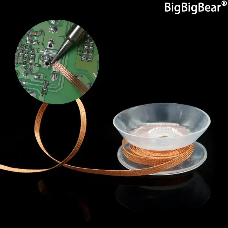 Оплетка для удаления припоя, сварочный припой, шнур со свинцовым Флюсом ...