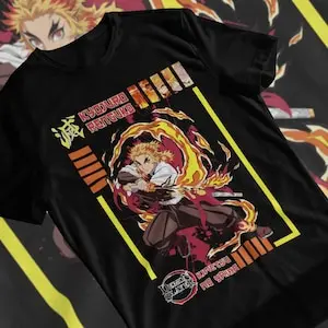 Футболка Убийца демонов подарок Kimestu No Yaiba Lovers Manga Japa